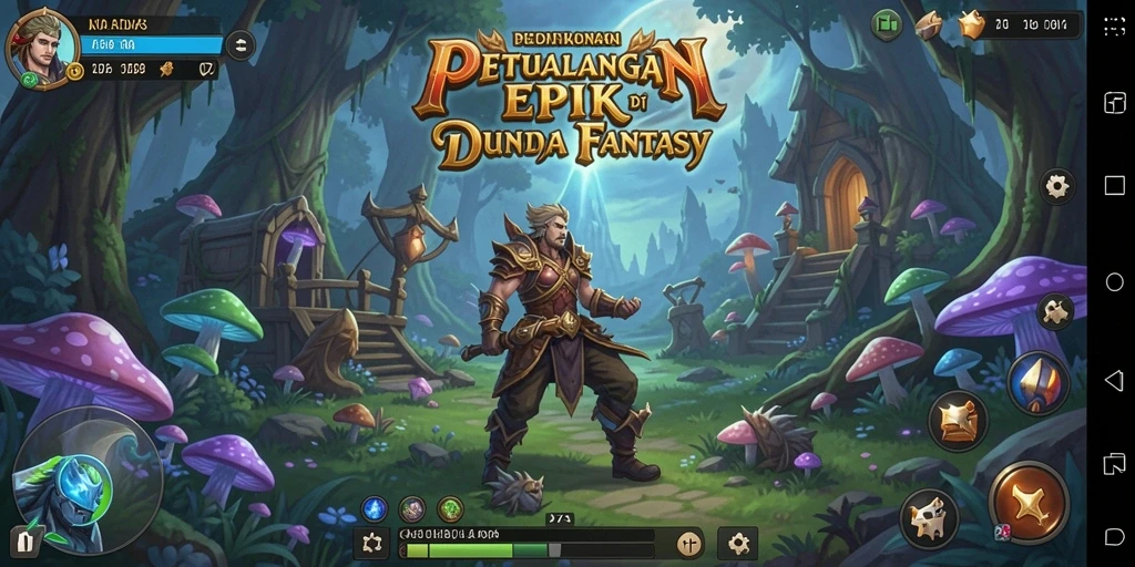 Tampilan gameplay D73 yang penuh petualangan dan tantangan.