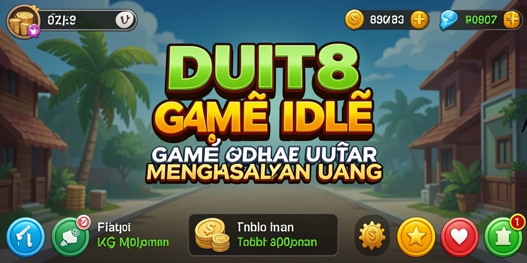 Tampilan gameplay seru dari DUIT8, hasilkan uang dengan cara yang menyenangkan.