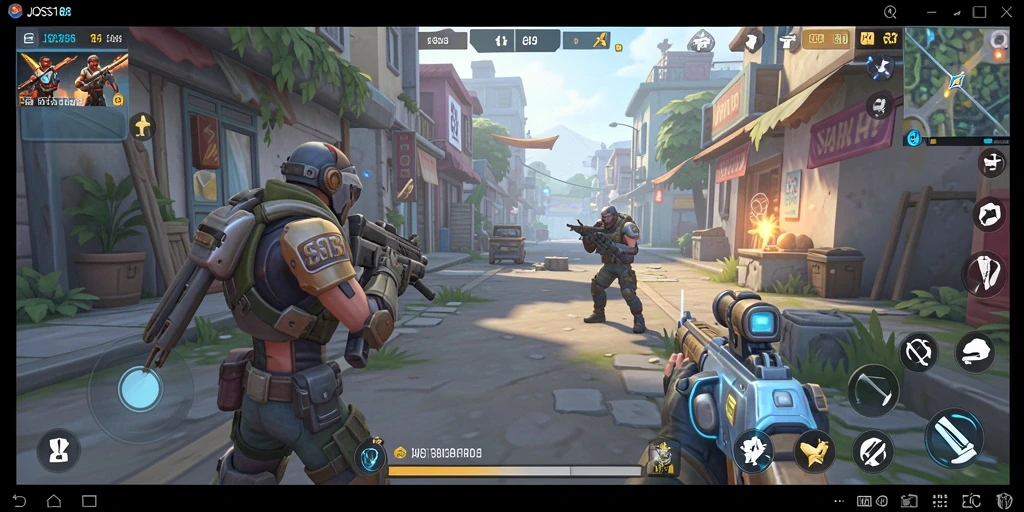 Gameplay JOSS188 yang intens dan penuh aksi menembak.