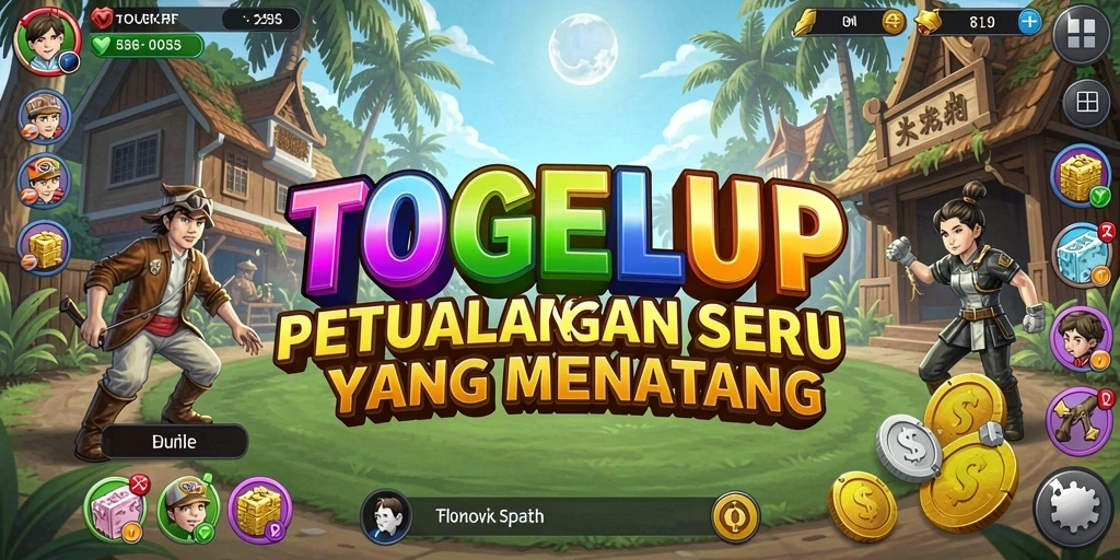 Gameplay seru TOGELUP dengan grafis menakjubkan.
