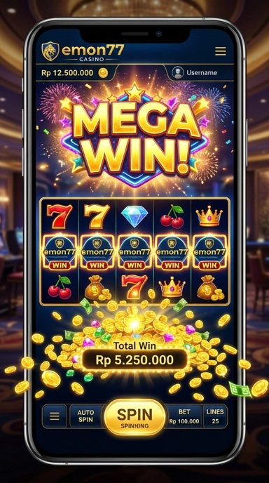 Pengguna mengeksplorasi berbagai aplikasi di emon77 dengan mudah.